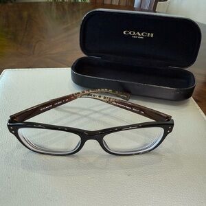 Coach Frames and Case (frames only- the lenses are prescription currently)
